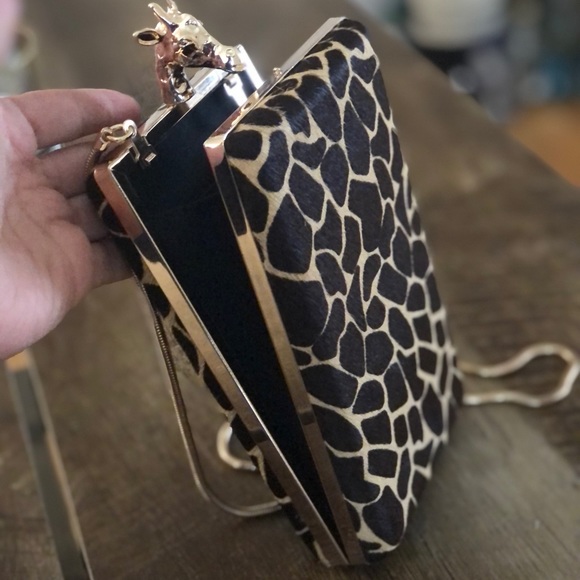 ZARA GIRAFFE METAL HARDWARE BOX BAG - Picture 8 of 8